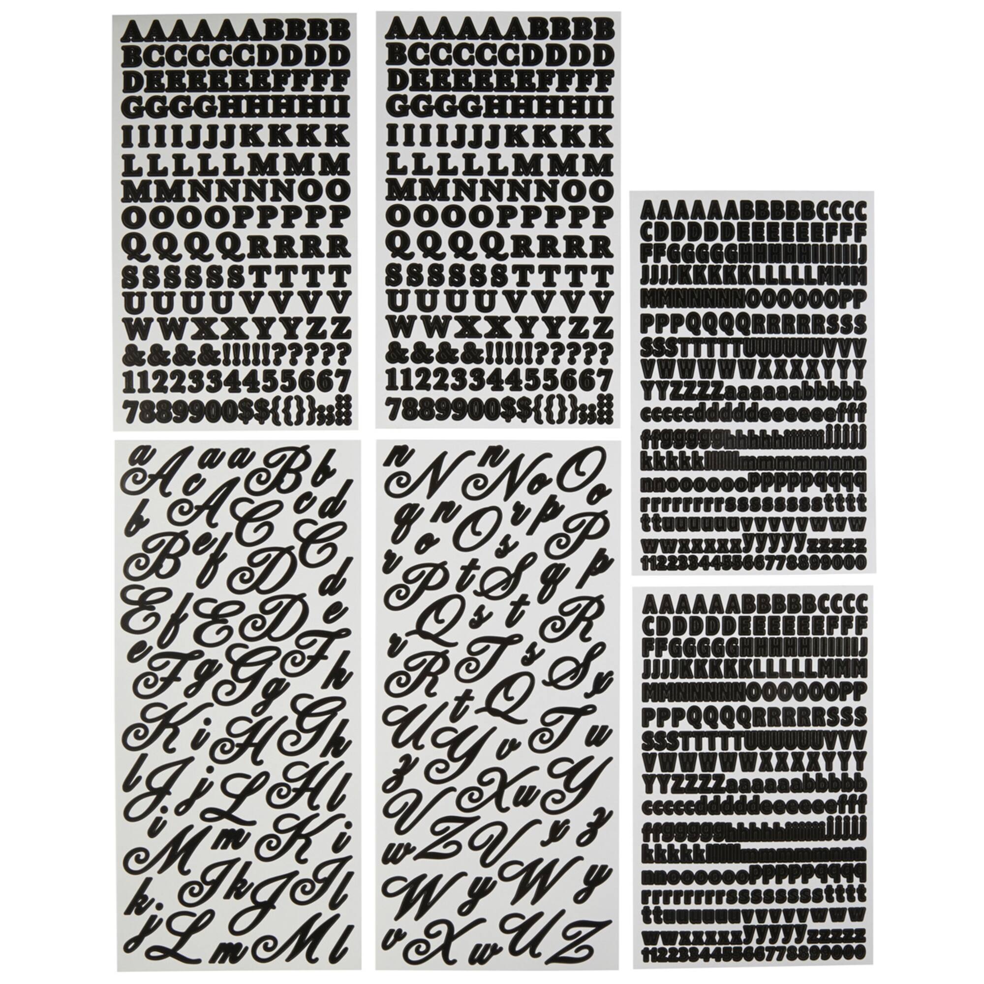 Recollections™ Alphabet Stickers